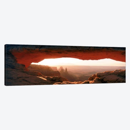Sunrise Through Mesa Arch, Canyonlands National Park, Utah, USA Canvas Print #PIM9839} by Panoramic Images Canvas Print