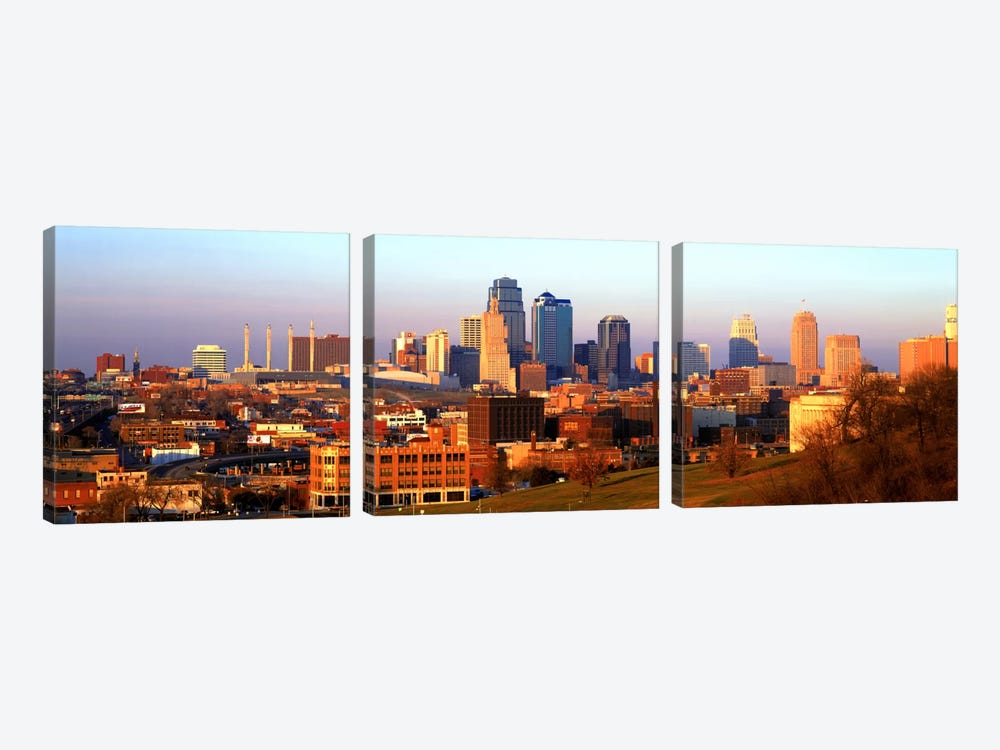 Kansas City MO by Panoramic Images 3-piece Canvas Wall Art