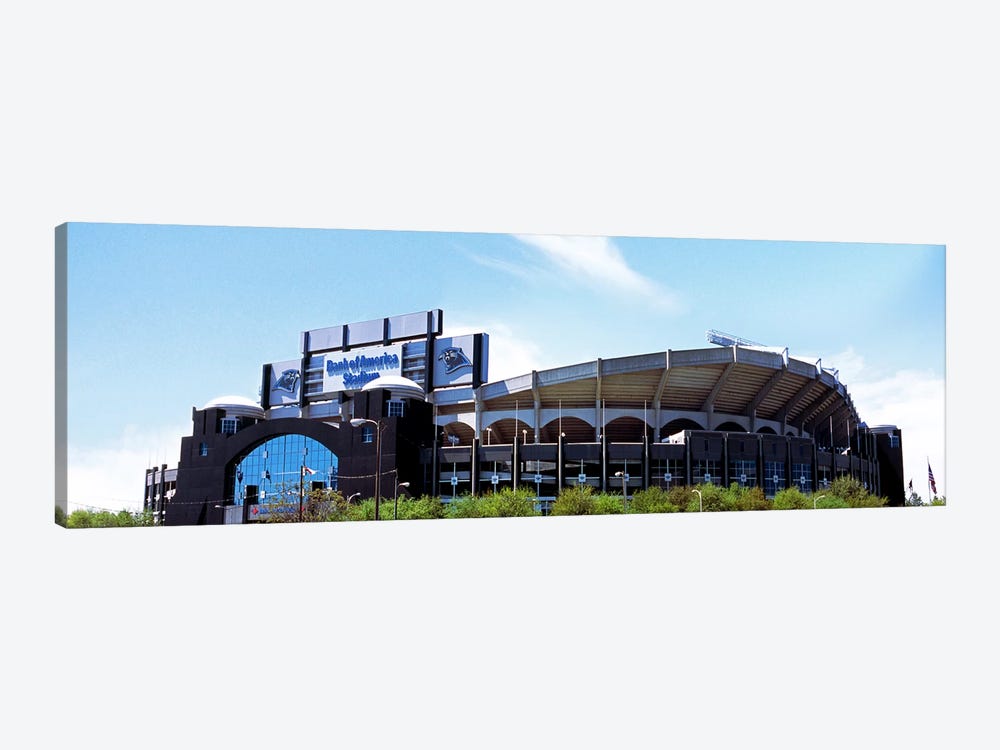 Football stadium in a city, Bank of America Stadium, Charlotte, Mecklenburg County, North Carolina, USA by Panoramic Images 1-piece Canvas Wall Art