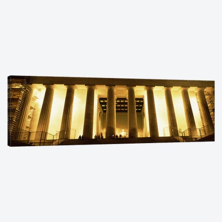Columns surrounding a memorialLincoln Memorial, Washington DC, USA Canvas Print #PIM9875} by Panoramic Images Canvas Art