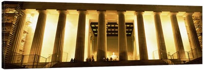 Columns surrounding a memorialLincoln Memorial, Washington DC, USA Canvas Art Print - Famous Monuments & Sculptures