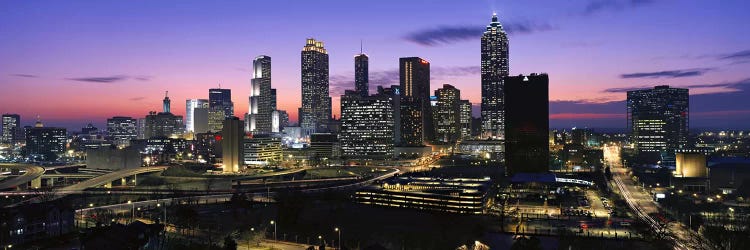 Skyscrapers in a city, Atlanta, Georgia, USA #5 by Panoramic Images wall art