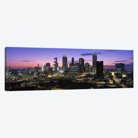 Skyscrapers in a city, Atlanta, Georgia, USA #5 Canvas Print #PIM9876} by Panoramic Images Canvas Artwork