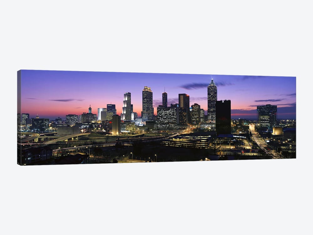 Skyscrapers in a city, Atlanta, Georgia, USA #5 by Panoramic Images 1-piece Art Print