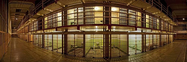 Prison cells, Alcatraz Island, San Francisco, California, USA