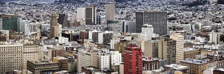 City viewed from the Nob Hill, San Francisco, California, USA