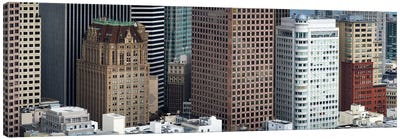 Skyscrapers in the financial district, San Francisco, California, USA Canvas Art Print - San Francisco Art