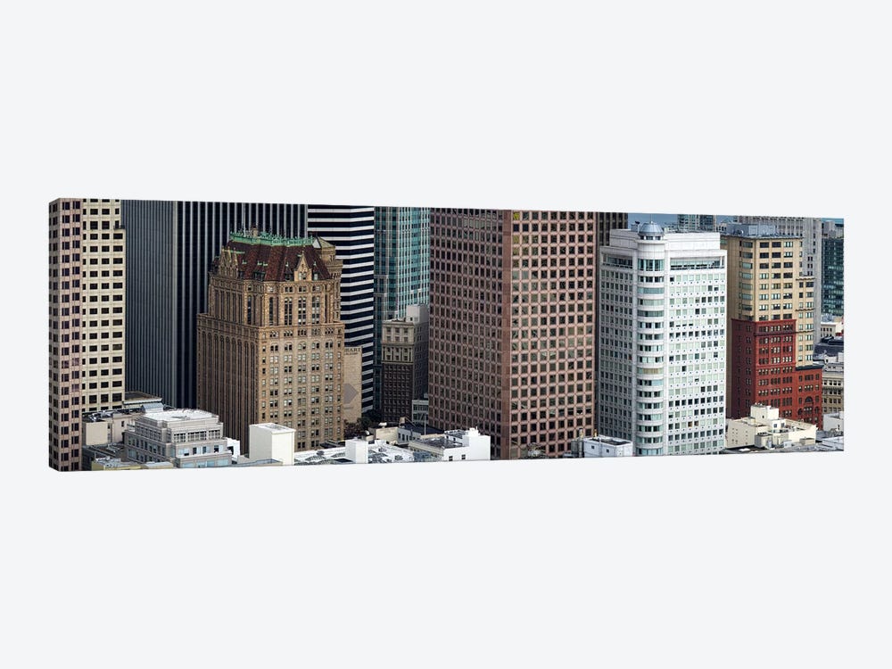 Skyscrapers in the financial district, San Francisco, California, USA by Panoramic Images 1-piece Canvas Art