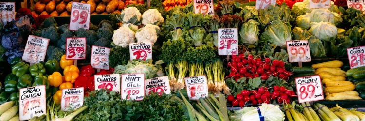 Close-up of Pike Place Market, Seattle, Washington State, USA