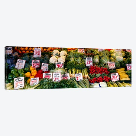 Close-up of Pike Place Market, Seattle, Washington State, USA Canvas Print #PIM989} by Panoramic Images Canvas Art Print