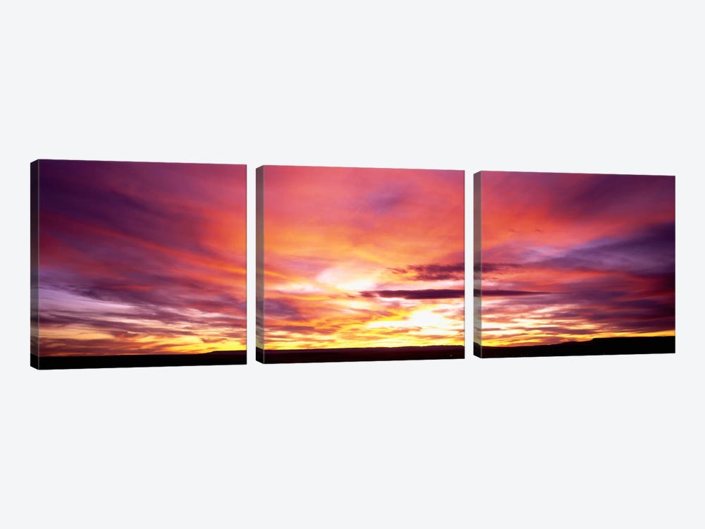 Sunset, Canyon De Chelly, Arizona, USA by Panoramic Images 3-piece Canvas Print