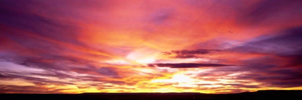 Cloudy Sunsets: Sunset, Canyon De Chelly, Arizona, USA by Panoramic Images