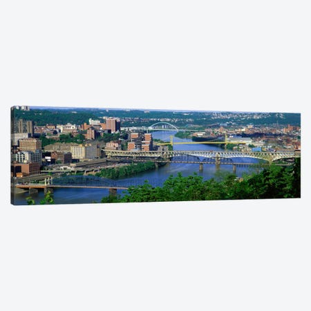 Monongahela River Pittsburgh PA USA Canvas Print #PIM993} by Panoramic Images Canvas Wall Art