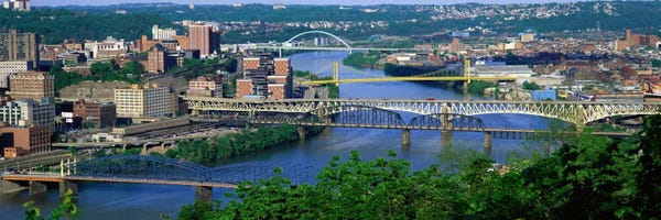 Pennsylvania: Monongahela River Pittsburgh PA USA by Panoramic Images