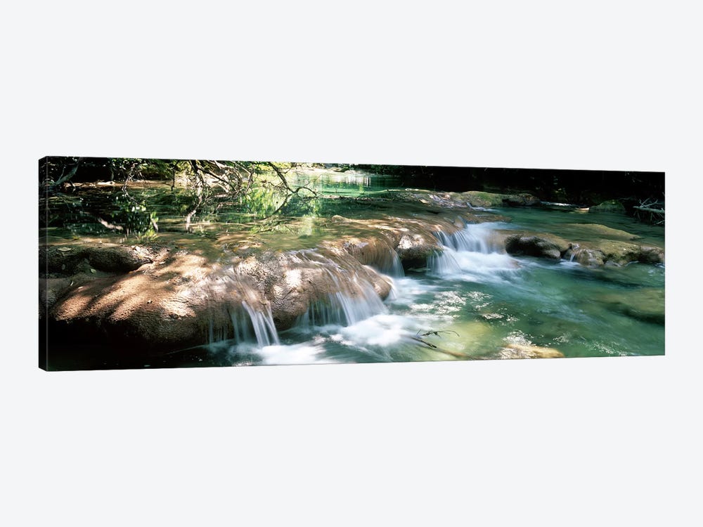 River flowing in summer afternoon light, Siagnole River, Provence-Alpes-Cote d'Azur, France by Panoramic Images 1-piece Canvas Art