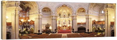 Interiors of a cathedral, Berlin Cathedral, Berlin, Germany Canvas Art Print - Christian Art