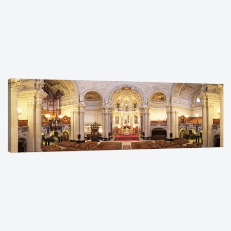 Interiors of a cathedral, Berlin Cathedral, Berlin, Germany Canvas Print #PIM9999} by Panoramic Images Canvas Art