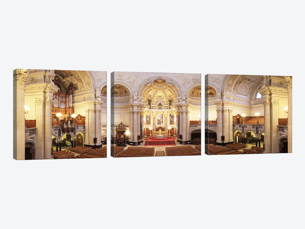 Interiors of a cathedral, Berlin Cathedral, Berlin, Germany by Panoramic Images 3-piece Art Print