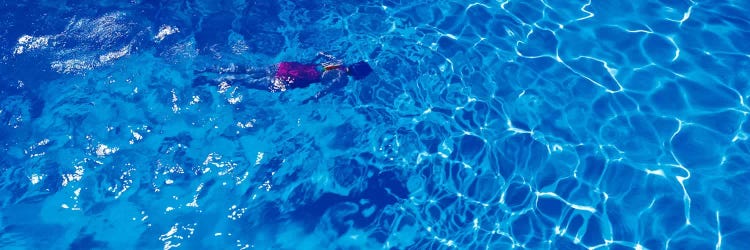 Woman in swimming pool