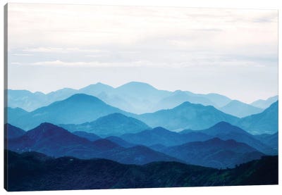 Blue Mountains Canvas Art Print - Mountains Scenic Photography