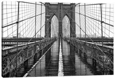 Brooklyn Bridge Canvas Art Print - Famous Architecture & Engineering