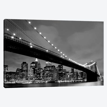 Brooklyn Bridge VIew Canvas Print #PIS30} by PhotoINC Studio Canvas Print