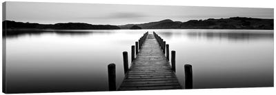 Lake Pier II Canvas Art Print - Panoramic Photography