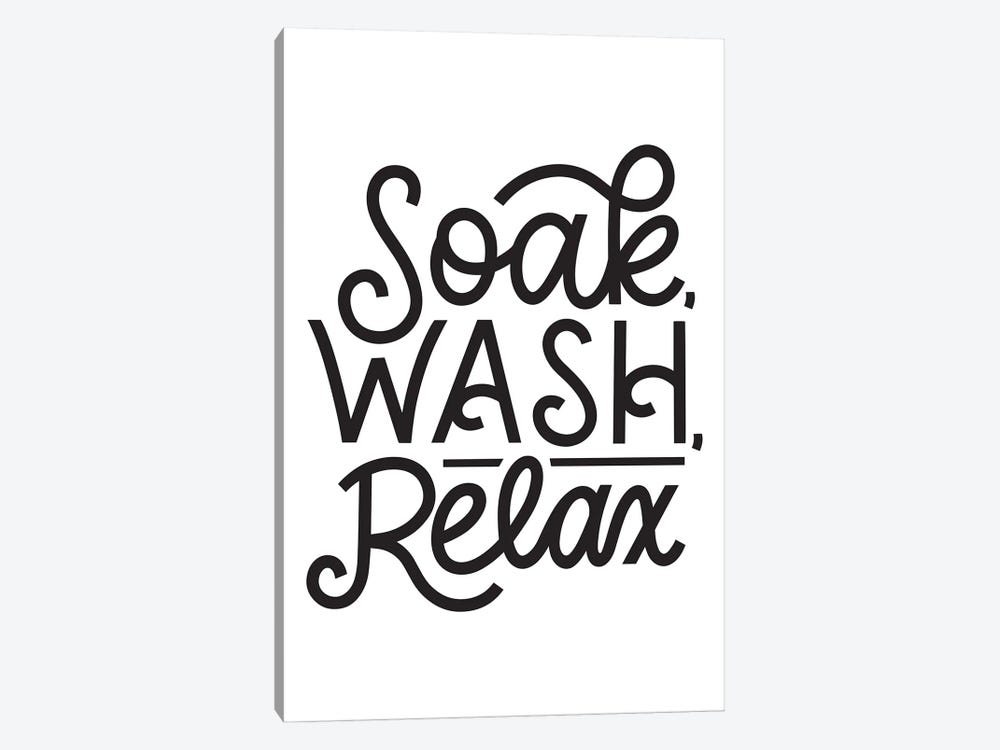 Soak, Wash, Relax by Jalynn Heerdt 1-piece Canvas Art Print