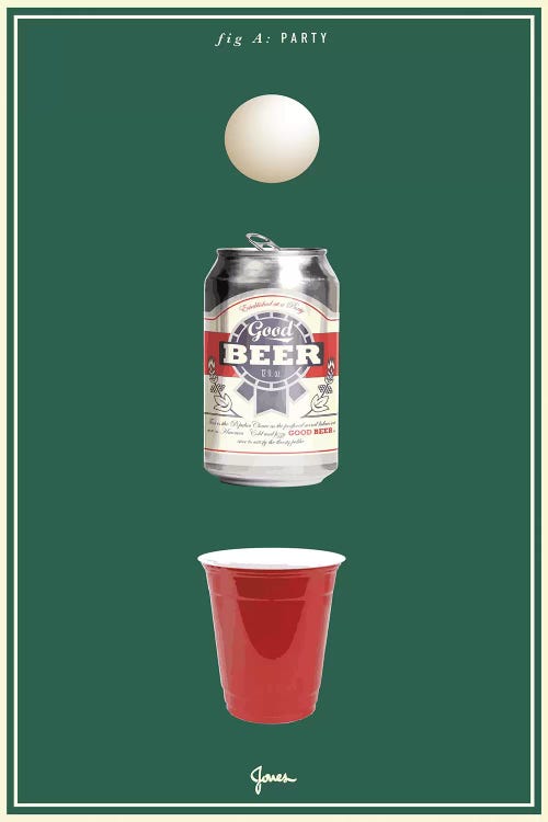 Fig. A: Party by Parker Jones wall art