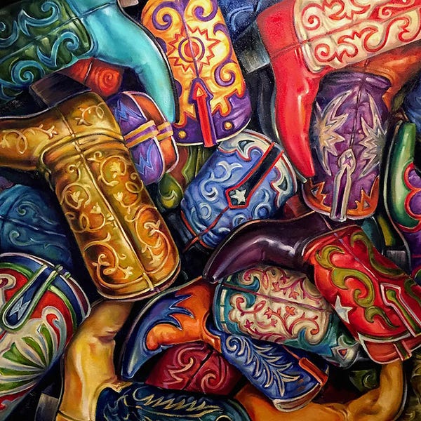 Fashion Lover: Pile Of Boots II by Jill Pankey