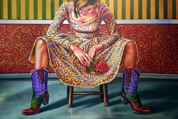 Jill And Robert Pankey: Red Rose by Jill Pankey