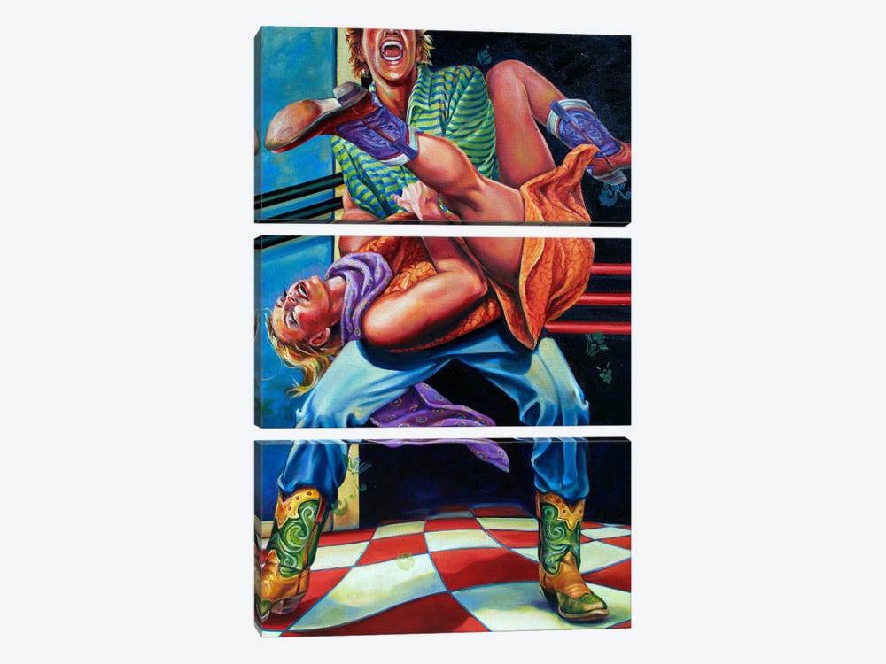 Swingers by Jill Pankey 3-piece Canvas Print