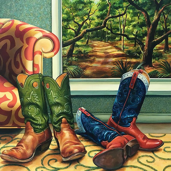 Jill And Robert Pankey: View From A Window by Jill Pankey