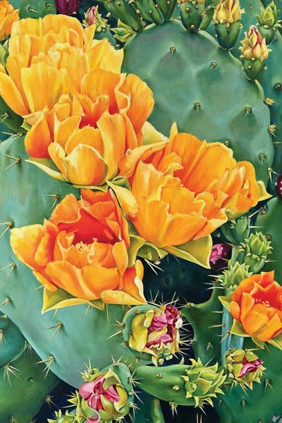 Prickly Fellas by Jill and Robert Pankey multi panel art