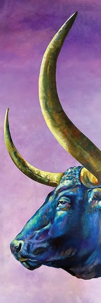 Bulls: Evening Watch by Jill and Robert Pankey