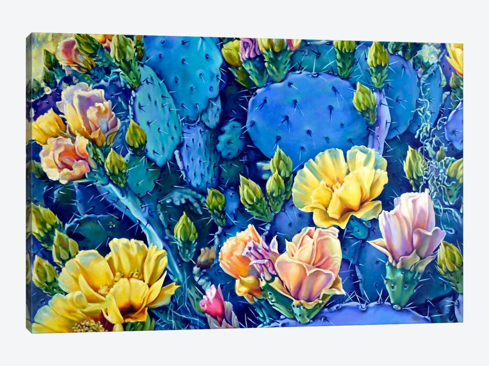 Amarillo Y Azul by Jill Pankey 1-piece Art Print