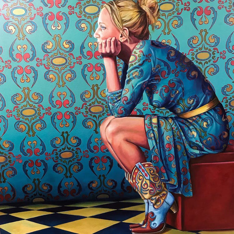 The Thinker by Jill and Robert Pankey wall art