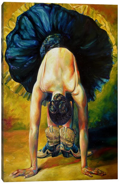 Ballerina Canvas Art Print - Jill and Robert Pankey