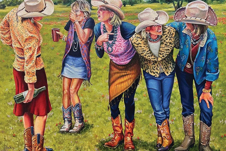 Gal Pal Posse by Jill and Robert Pankey wall art
