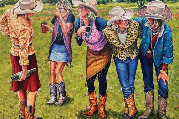 Western Décor: Gal Pal Posse by Jill and Robert Pankey