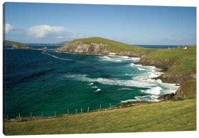 Dingle Peninsula Coastline, Ireland, Waves Canvas Art Print