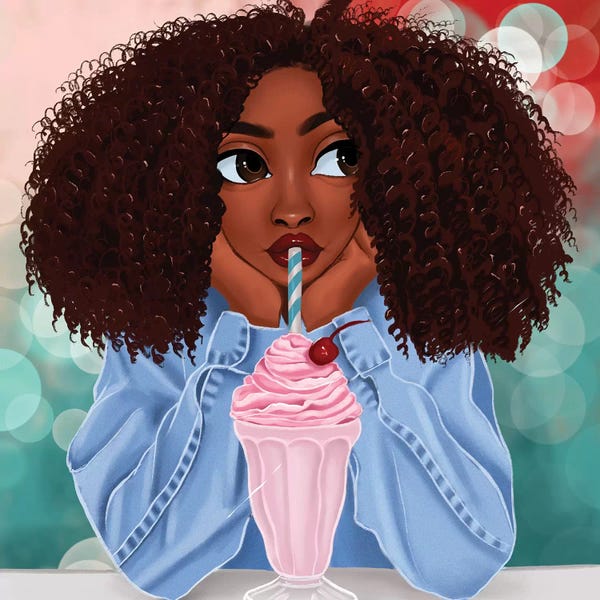 Kids Art Girls: Milkshake by Princess Karibo