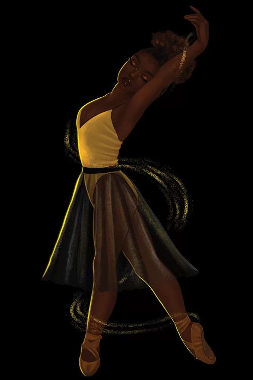 On My Toes by Princess Karibo wall art