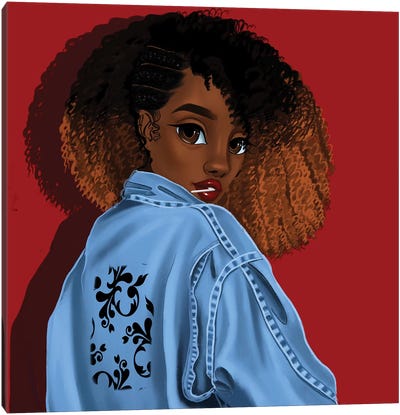 Pose Canvas Art Print - Princess Karibo