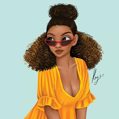 Sunbathing Society by Princess Karibo canvas print