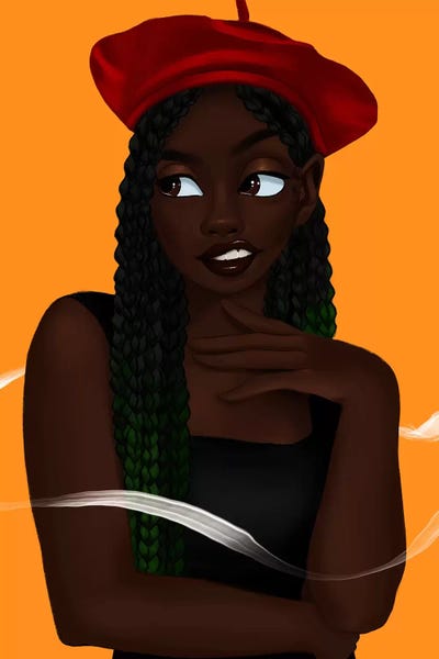 Whimsy by Princess Karibo canvas print