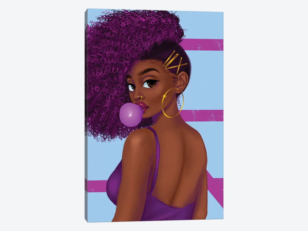 Bubblegum by Princess Karibo 1-piece Canvas Print