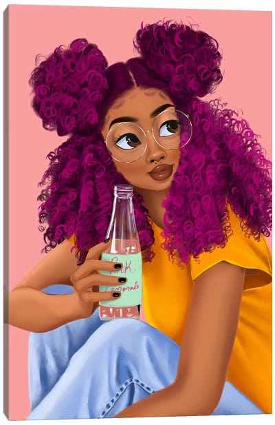Drink Canvas Art Print - Princess Karibo