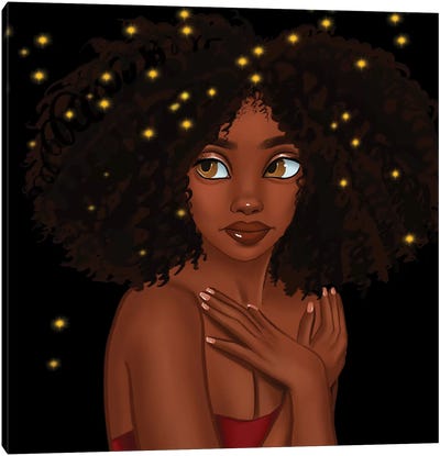 Fireflies Canvas Art Print - Princess Karibo