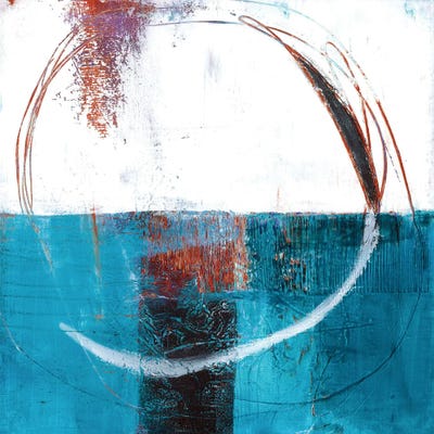 Radial Wave by Pamela K. Beer framed canvas print